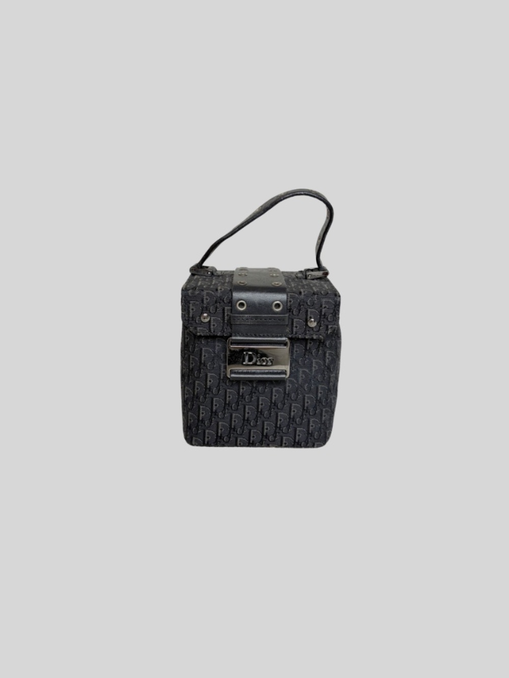 Dior Diorissimo Trotter Canvas Street Chic Vanity Bag